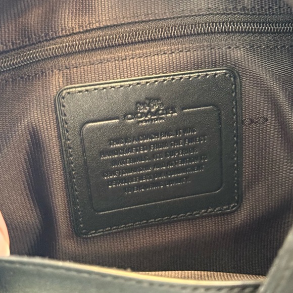 Coach Black Studded Shoulder Bag - Picture 3 of 4